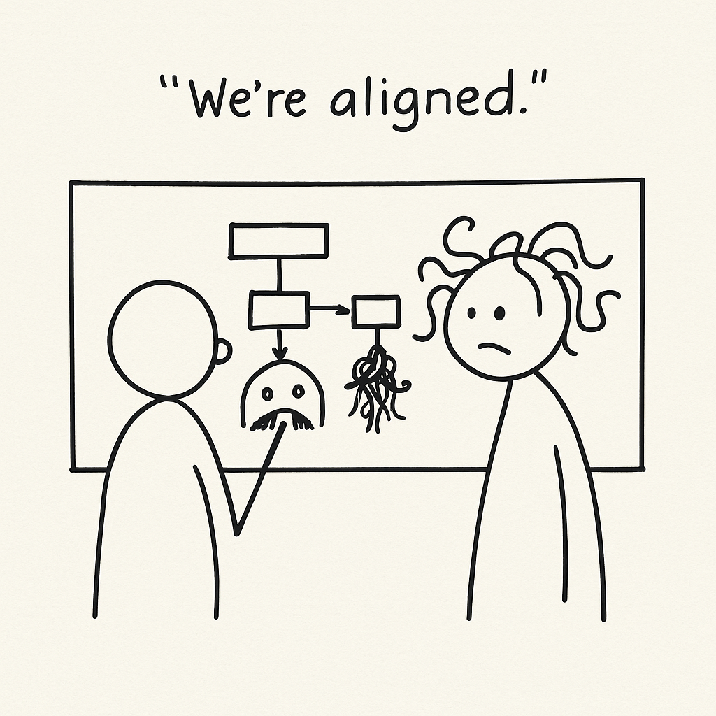 How to Build a Shared Model (Without a Workshop or a Breakdown)