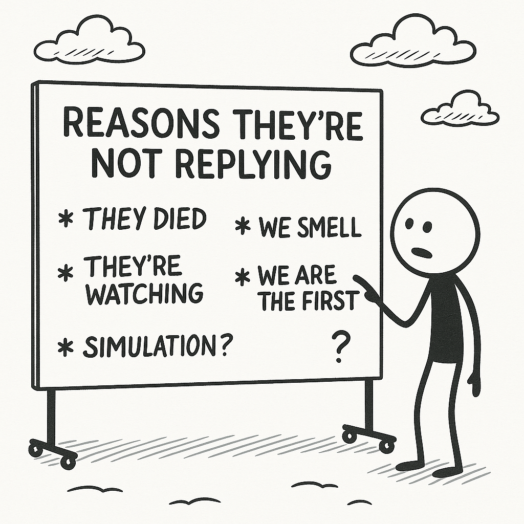 The Universe Is Trying to Ghost Us