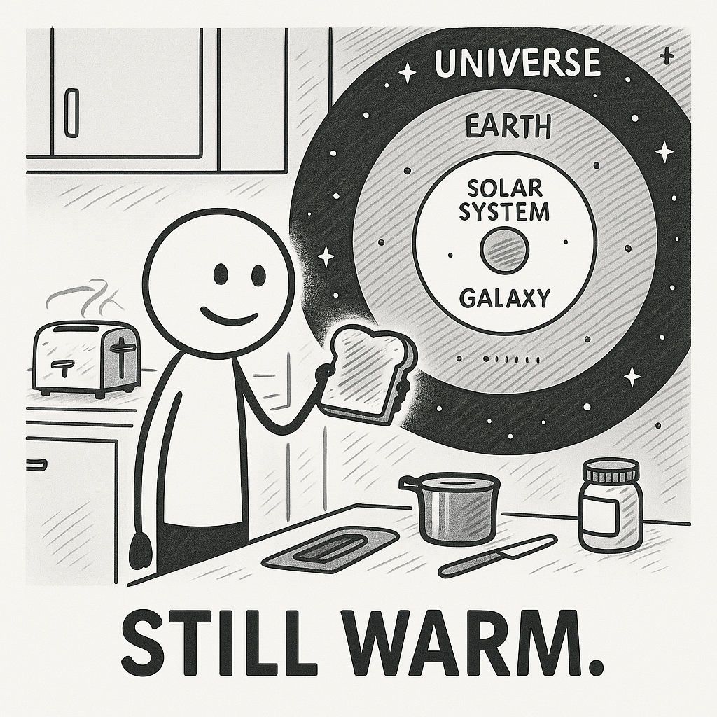 The Universe Is Trying to Ghost Us