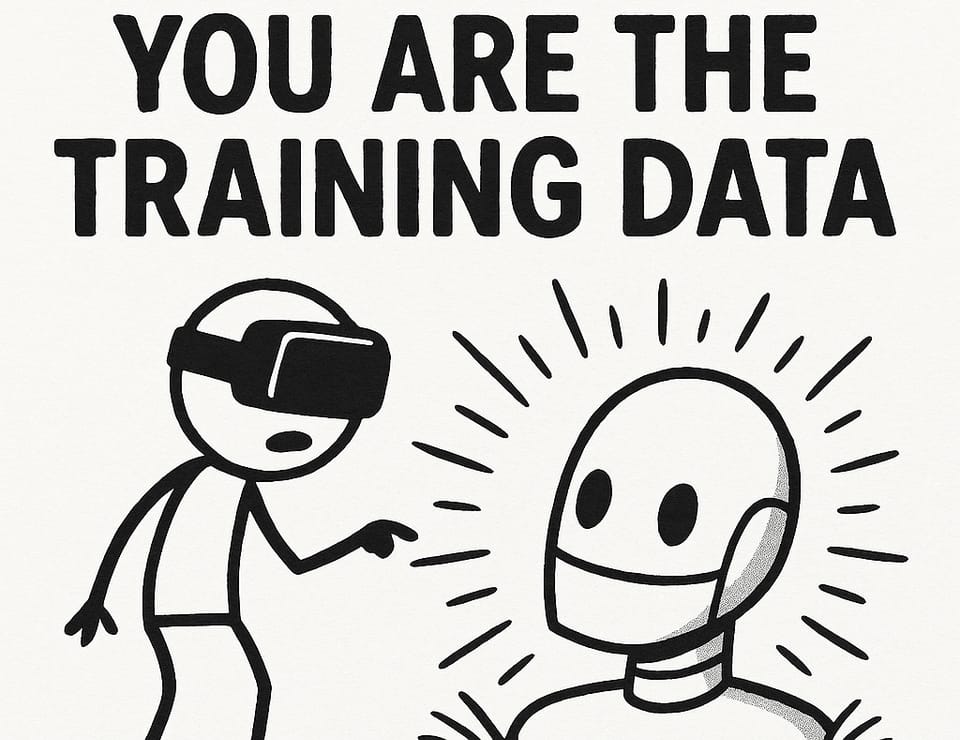 You Are Not the User. You Are the Training Data