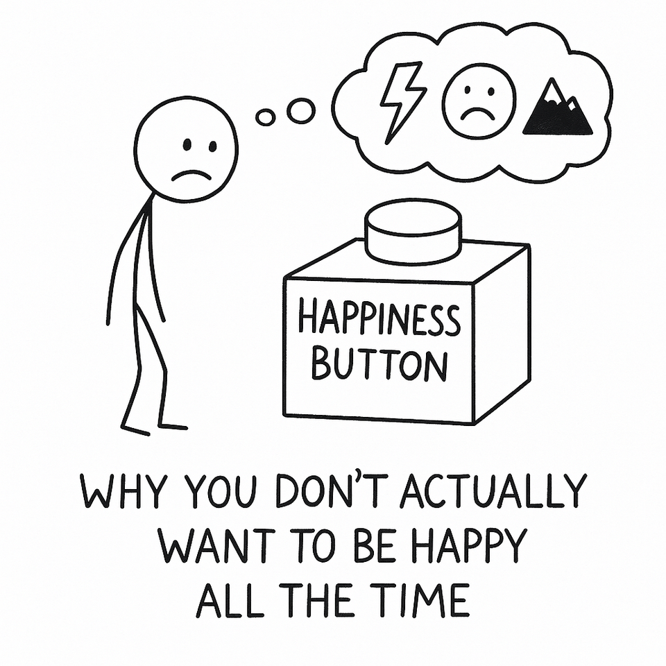 Why You Don’t Actually Want to Be Happy All the Time